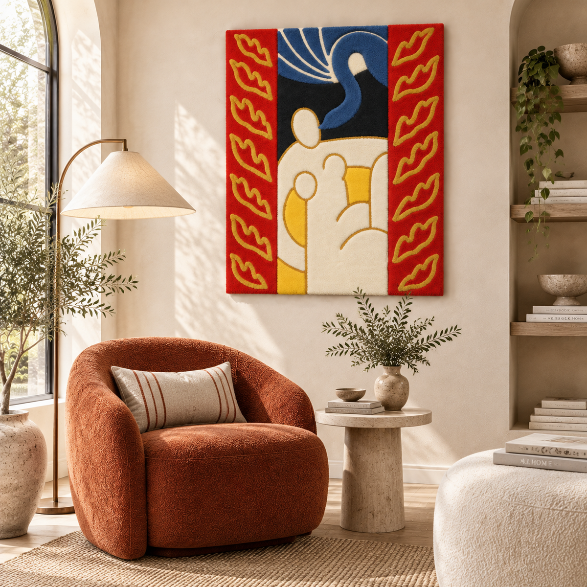 Leda and the Swan after Henri Matisse — room setting