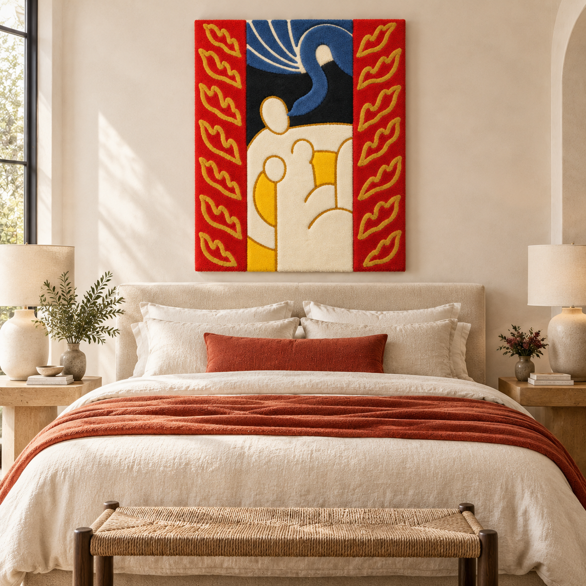 Leda and the Swan after Henri Matisse — room setting
