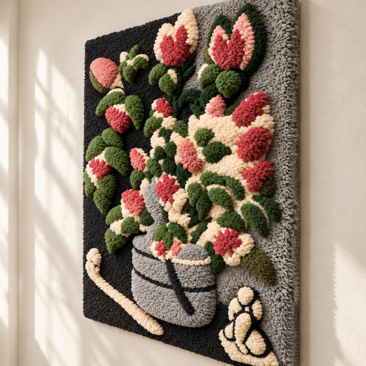 Lilacs after Henri Matisse — angled relief view