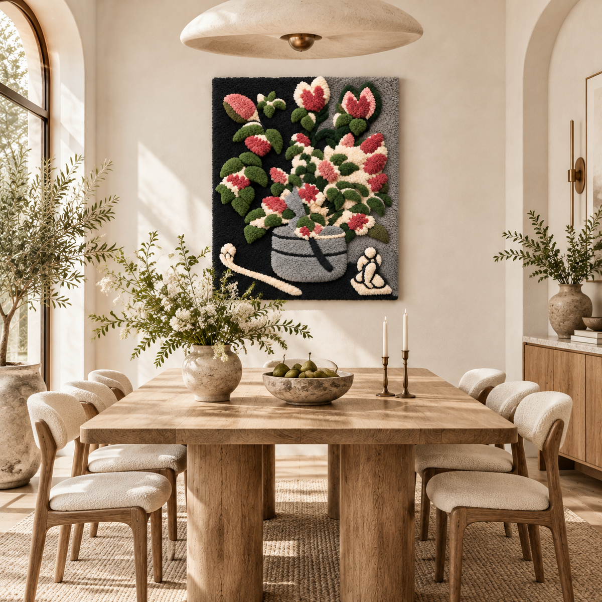 Lilacs after Henri Matisse — room setting