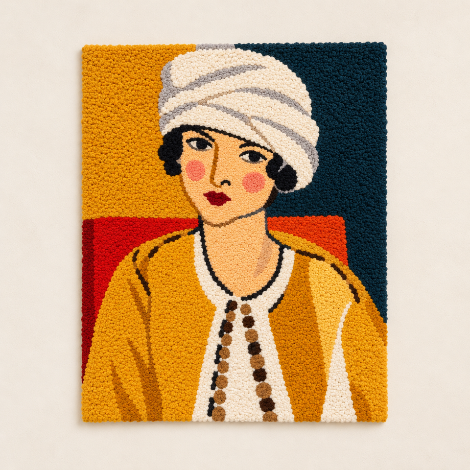 Lorette with Turban, Yellow Jacket
