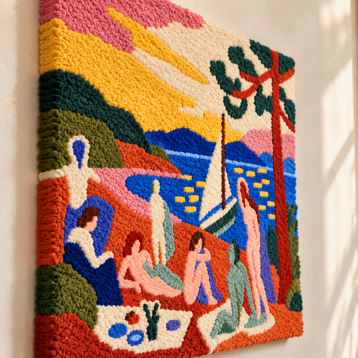 Luxe, calme et volupté after Henri Matisse — angled relief view
