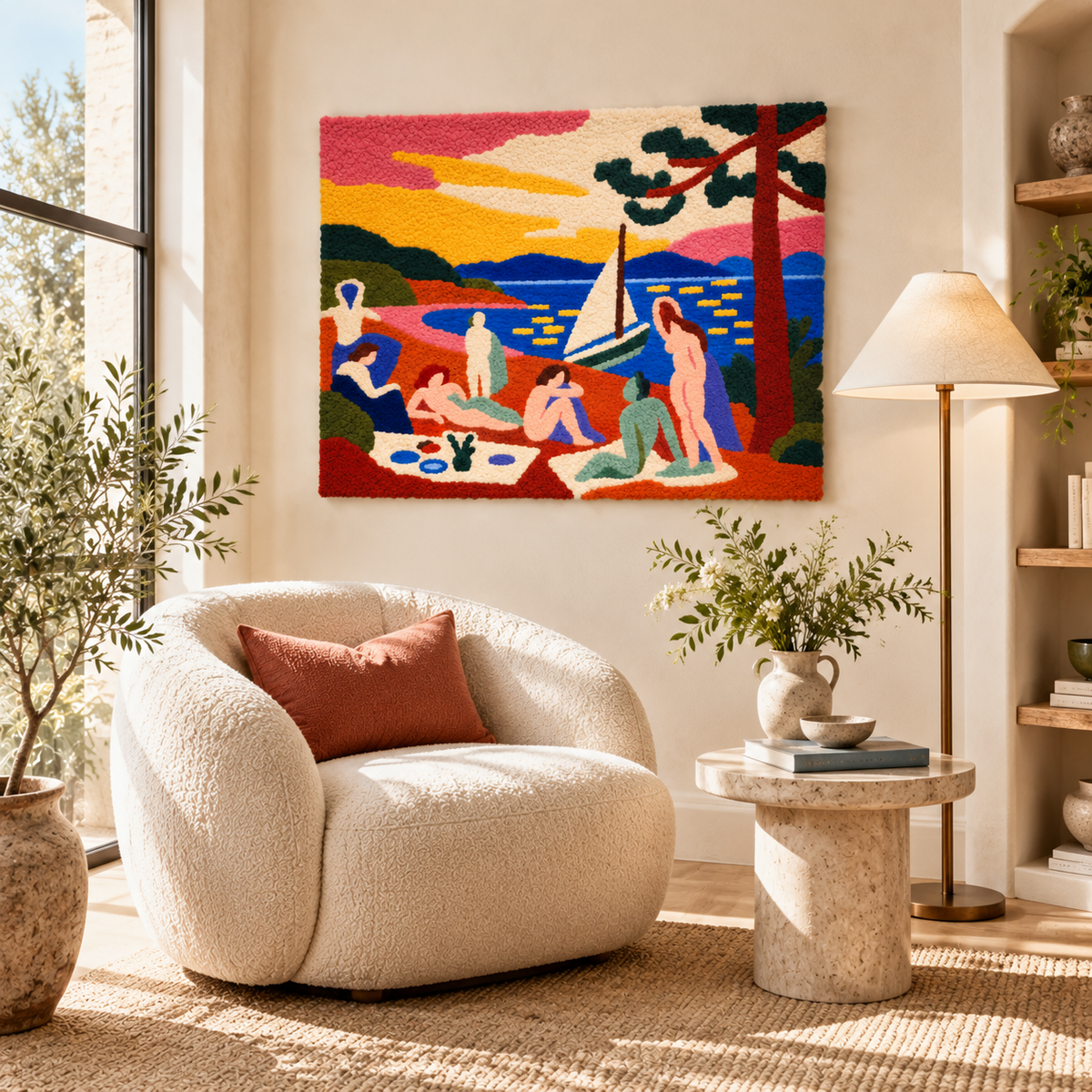Luxe, calme et volupté after Henri Matisse — room setting