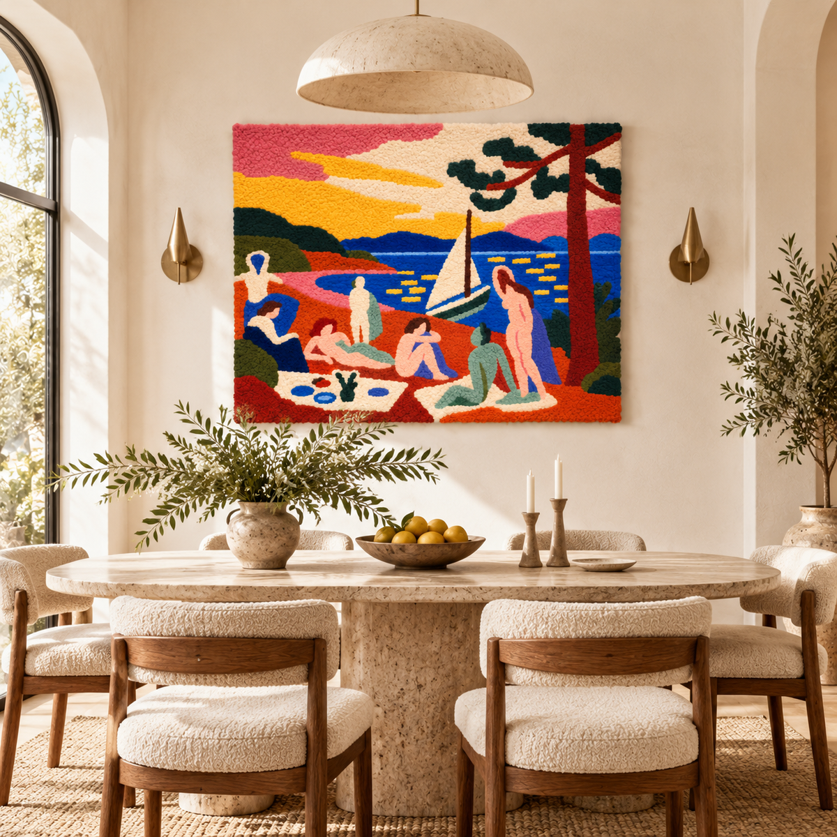 Luxe, calme et volupté after Henri Matisse — room setting