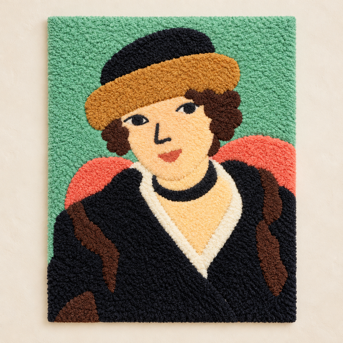 Marguerite in a Fur Hat after Henri Matisse — front product view [product-light]