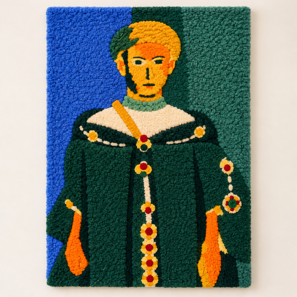 Moroccan in Green (Standing Riffian)