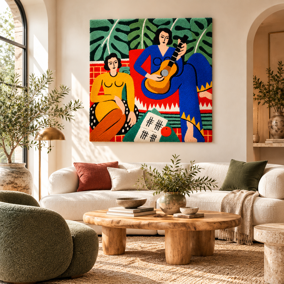 Music (La Musique) — Buffalo AKG after Henri Matisse — front-facing room scene [room-front]