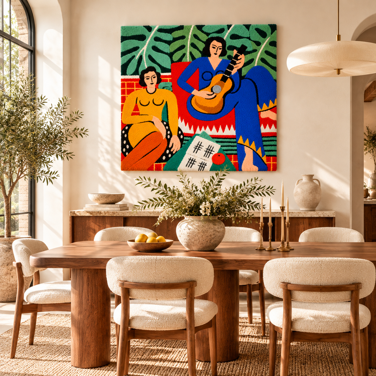 Music (La Musique) — Buffalo AKG after Henri Matisse — room setting