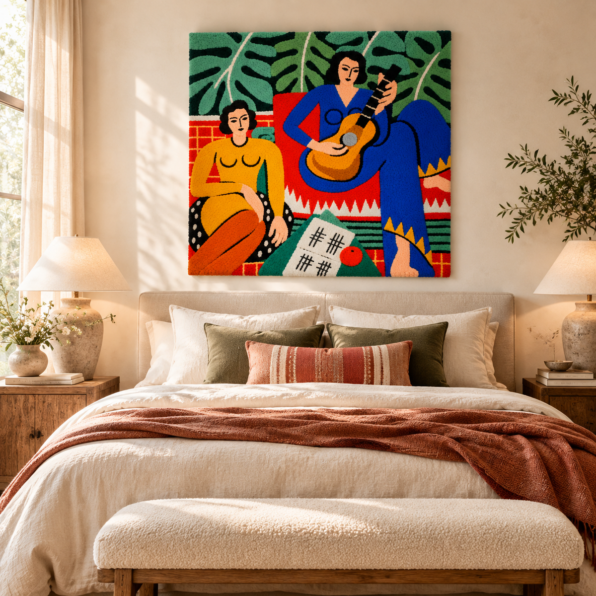 Music (La Musique) — Buffalo AKG after Henri Matisse — room setting