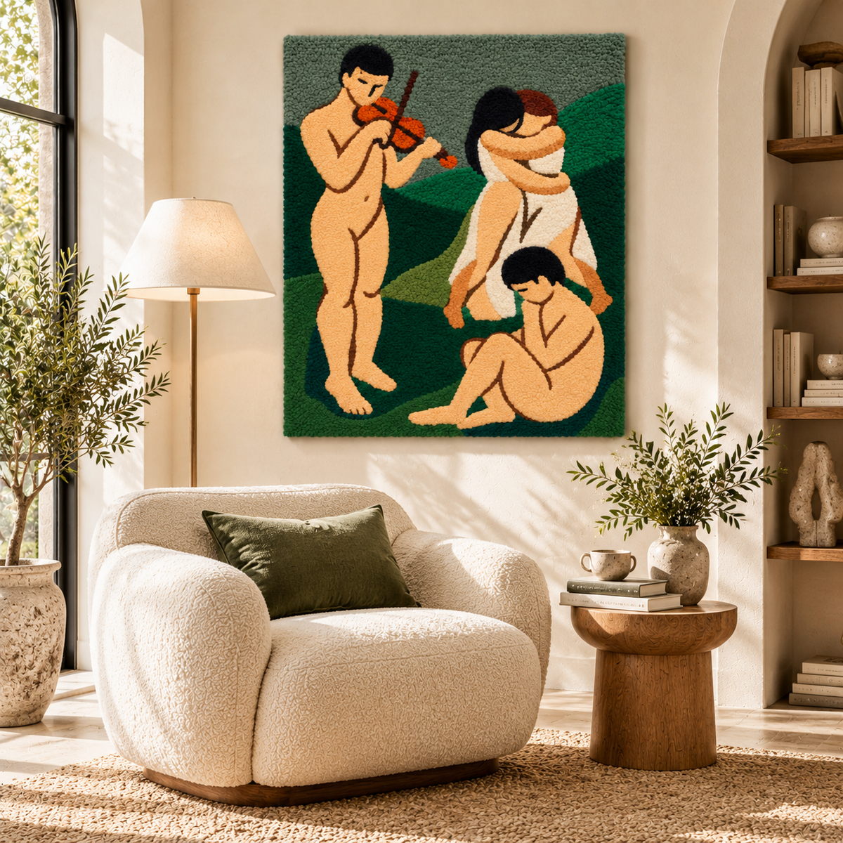 Music (Sketch) after Henri Matisse — room setting