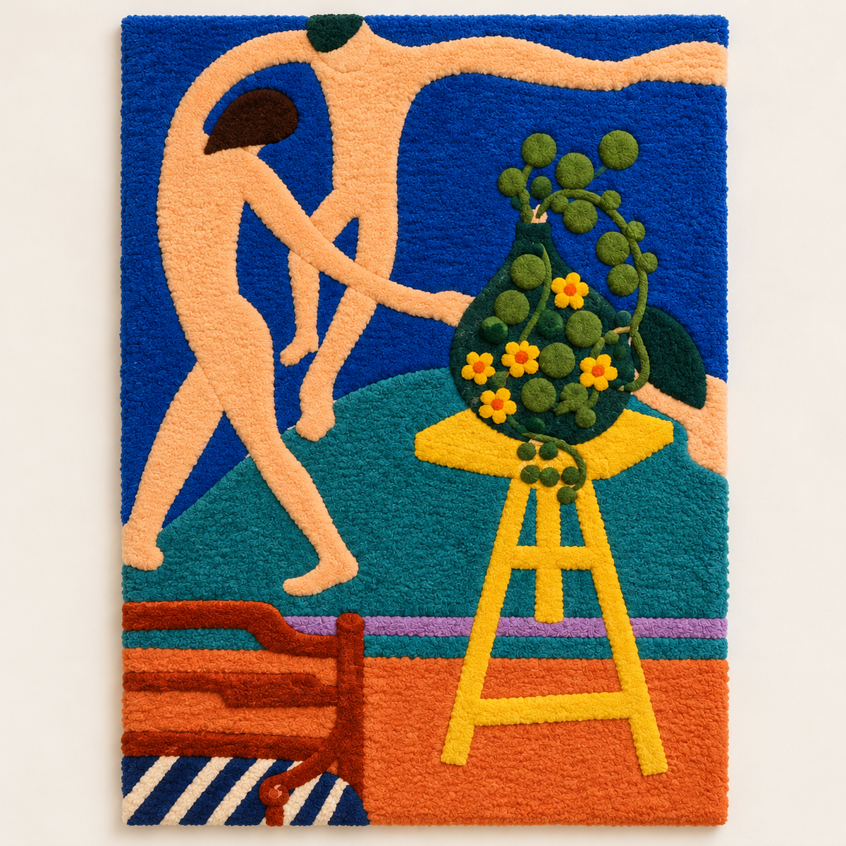 Nasturtiums with the Painting Dance I after Henri Matisse — front product view [product-light]