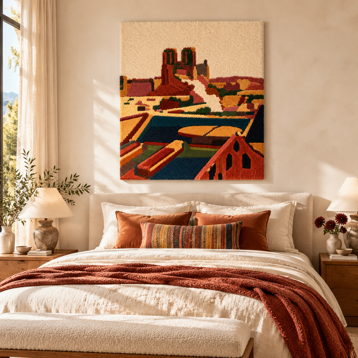 Notre-Dame after Henri Matisse — room setting