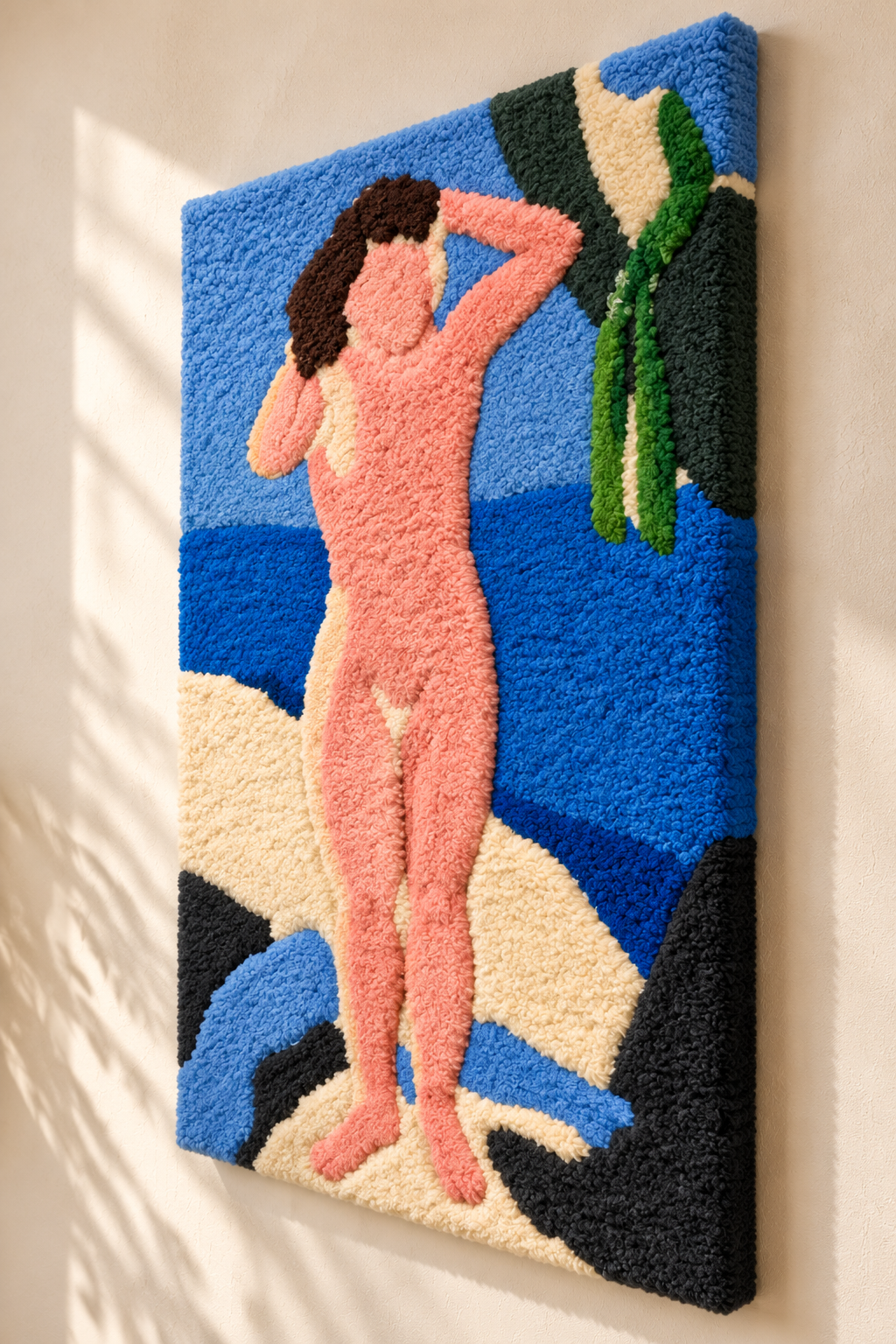 Nude by the Sea (Nu au bord de la mer; Coburn version) after Henri Matisse — angled relief view
