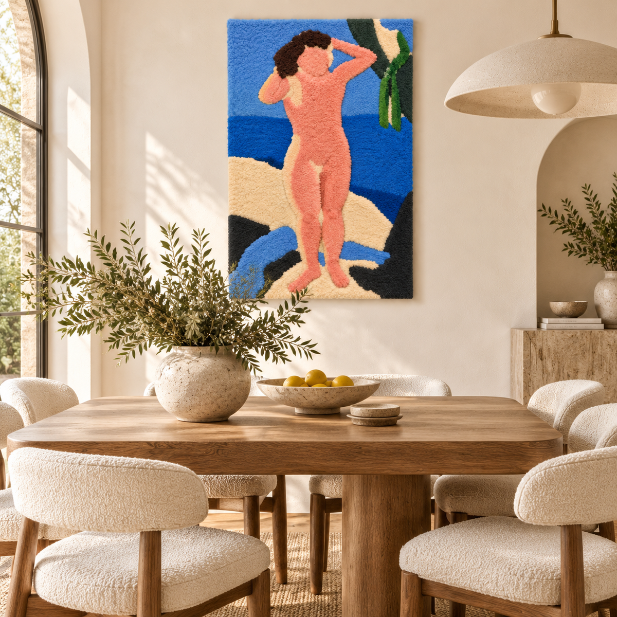 Nude by the Sea (Nu au bord de la mer; Coburn version) after Henri Matisse — room setting