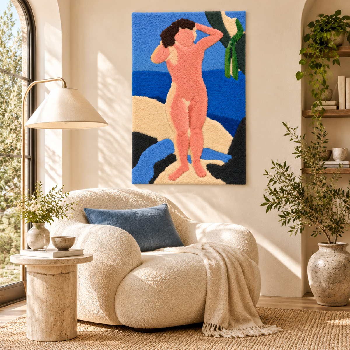 Nude by the Sea (Nu au bord de la mer; Coburn version) after Henri Matisse — room setting