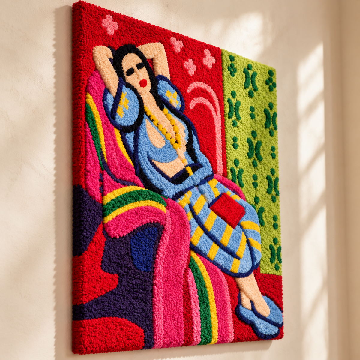 Odalisque after Henri Matisse — angled relief view
