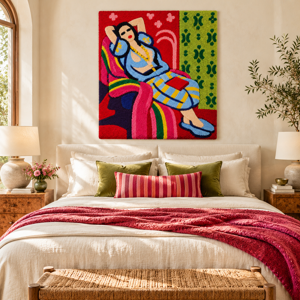 Odalisque after Henri Matisse — room setting