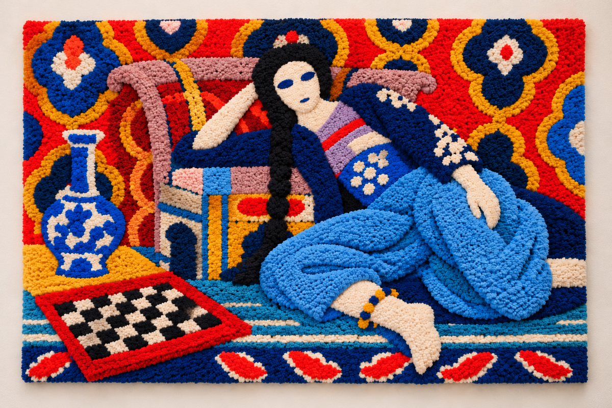 Odalisque with a Turkish Chair after Henri Matisse — front product view [product-light]