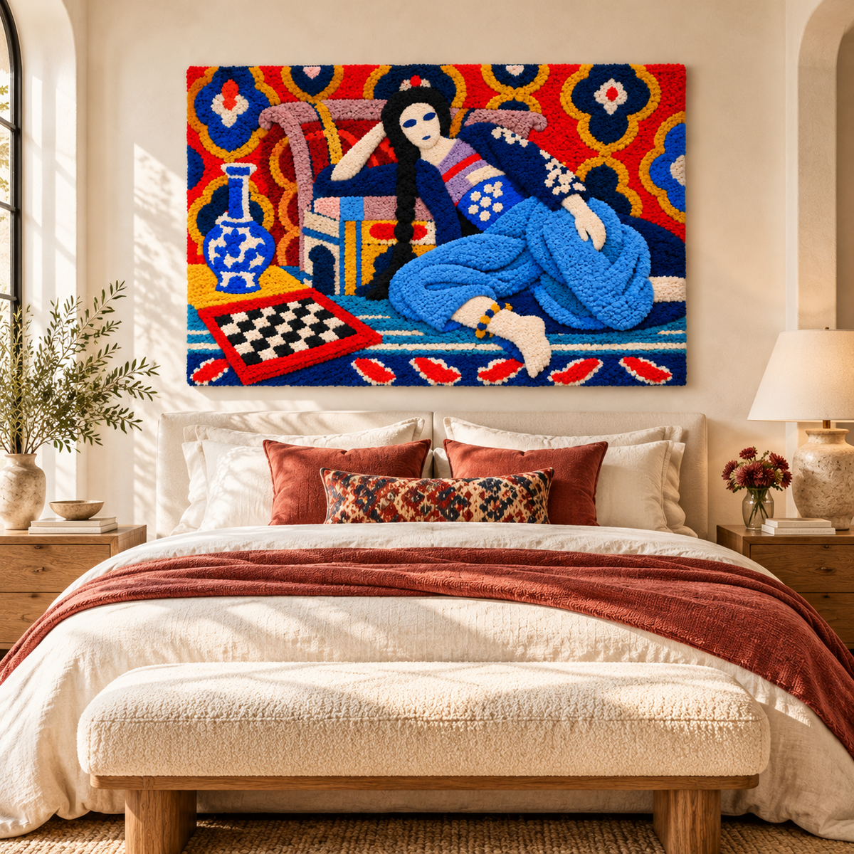Odalisque with a Turkish Chair after Henri Matisse — room setting