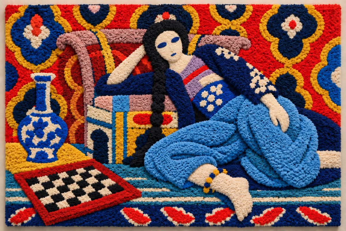 Odalisque with a Turkish Chair after Henri Matisse — additional product view