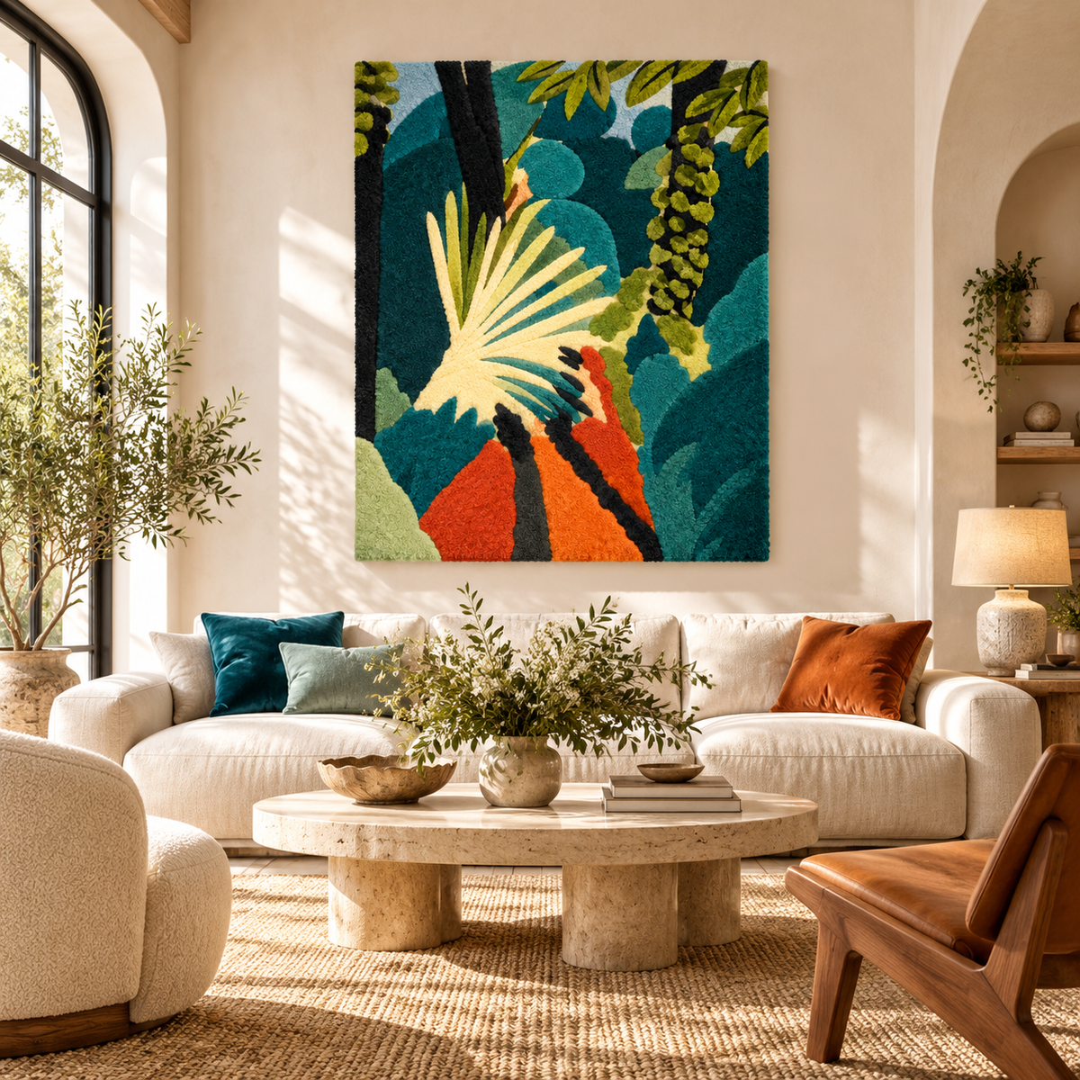 Palm Leaf, Tangier after Henri Matisse — front-facing room scene [room-front]
