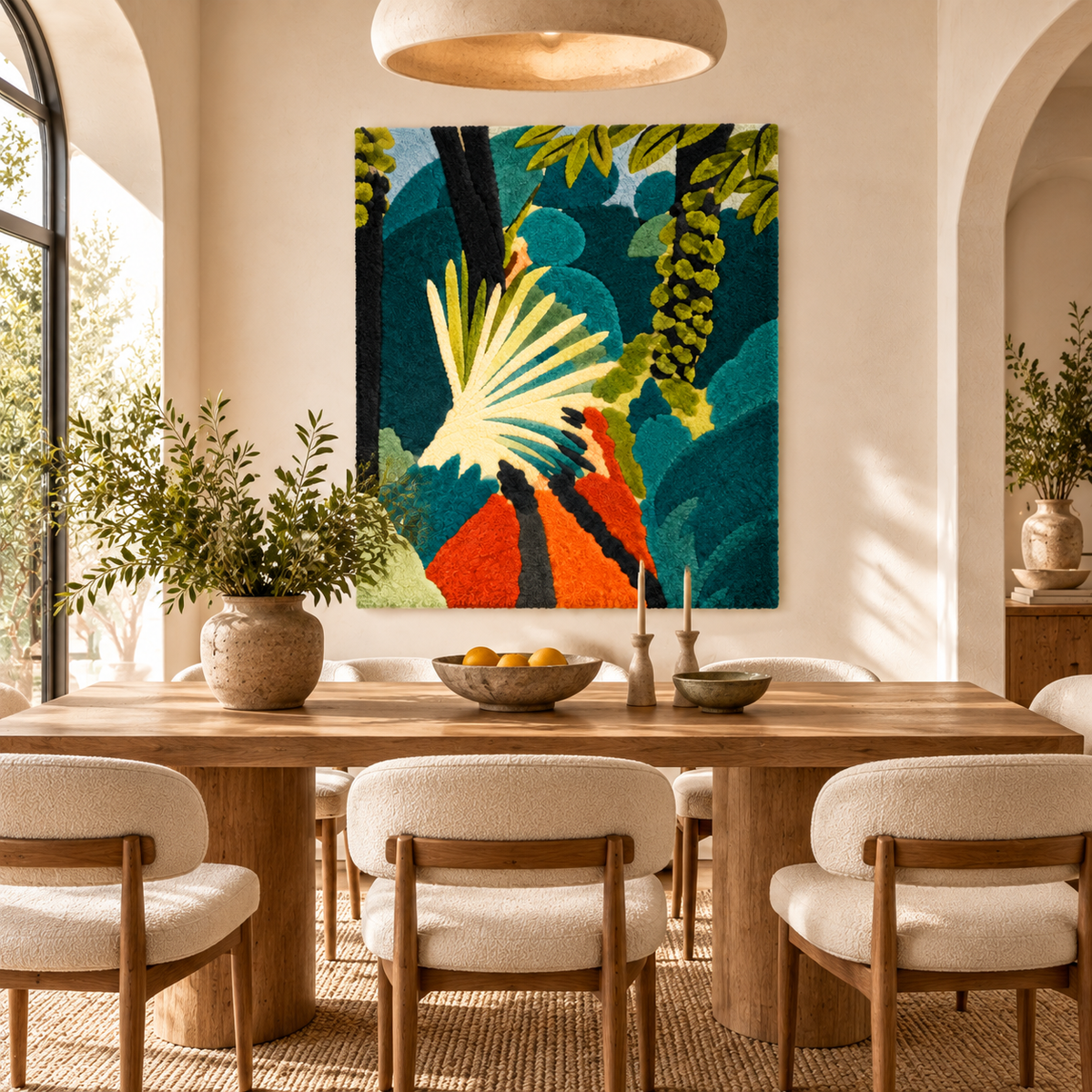 Palm Leaf, Tangier after Henri Matisse — room setting