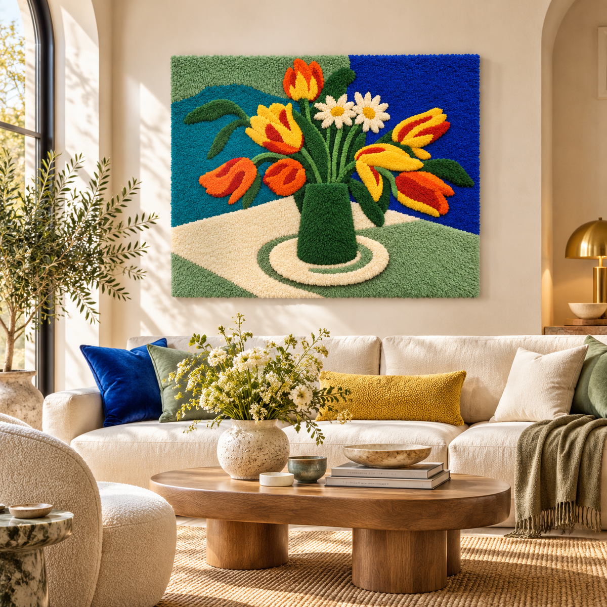 Parrot Tulips after Henri Matisse — front-facing room scene [room-front]