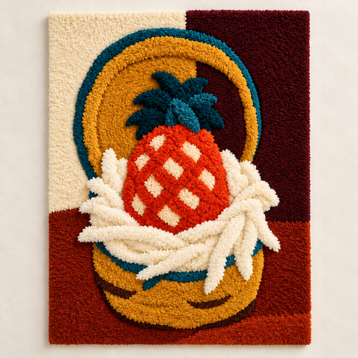 Pineapples in a Basket — Version 02 after Henri Matisse — front product view [product-light]
