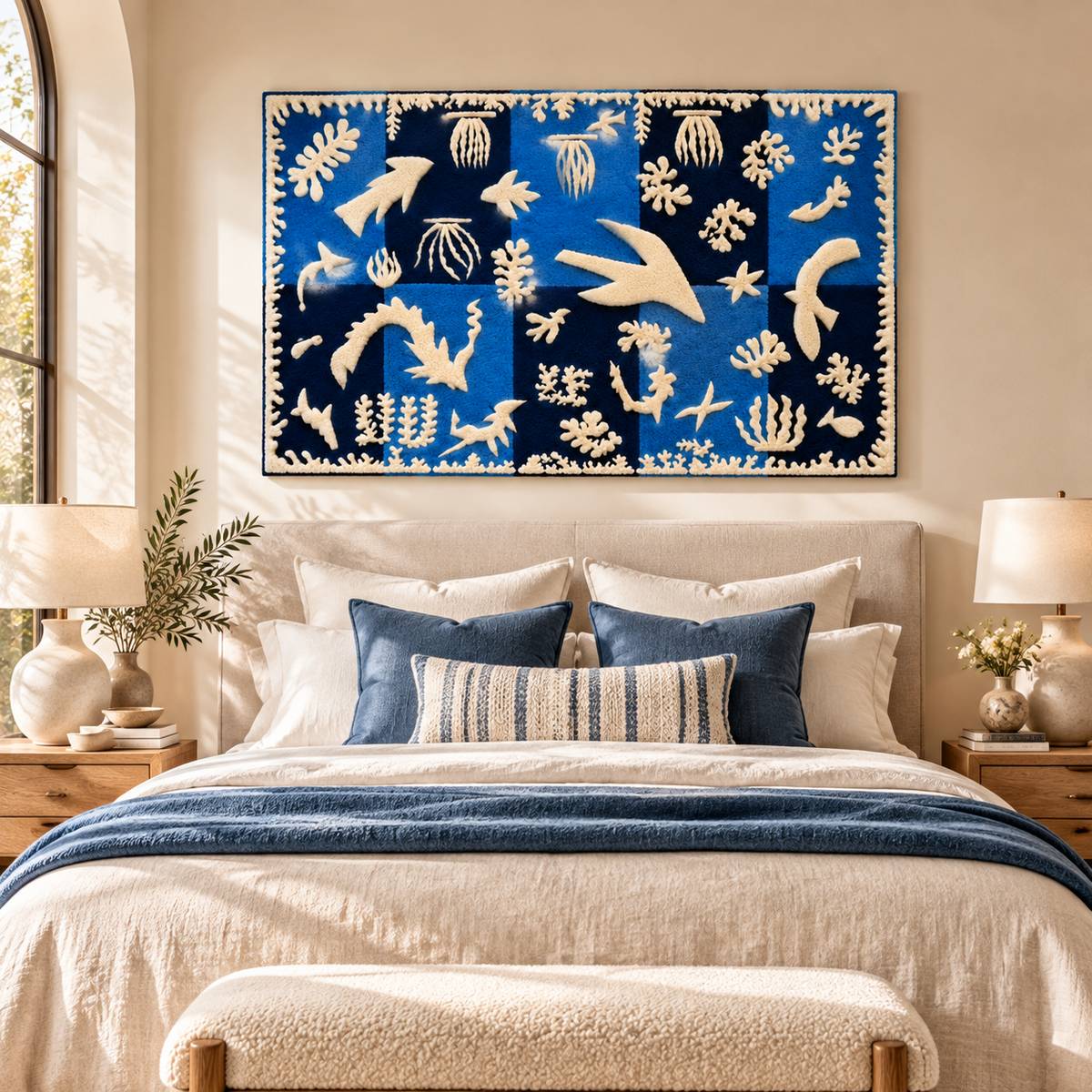 Polynesia, the Sea after Henri Matisse — room setting