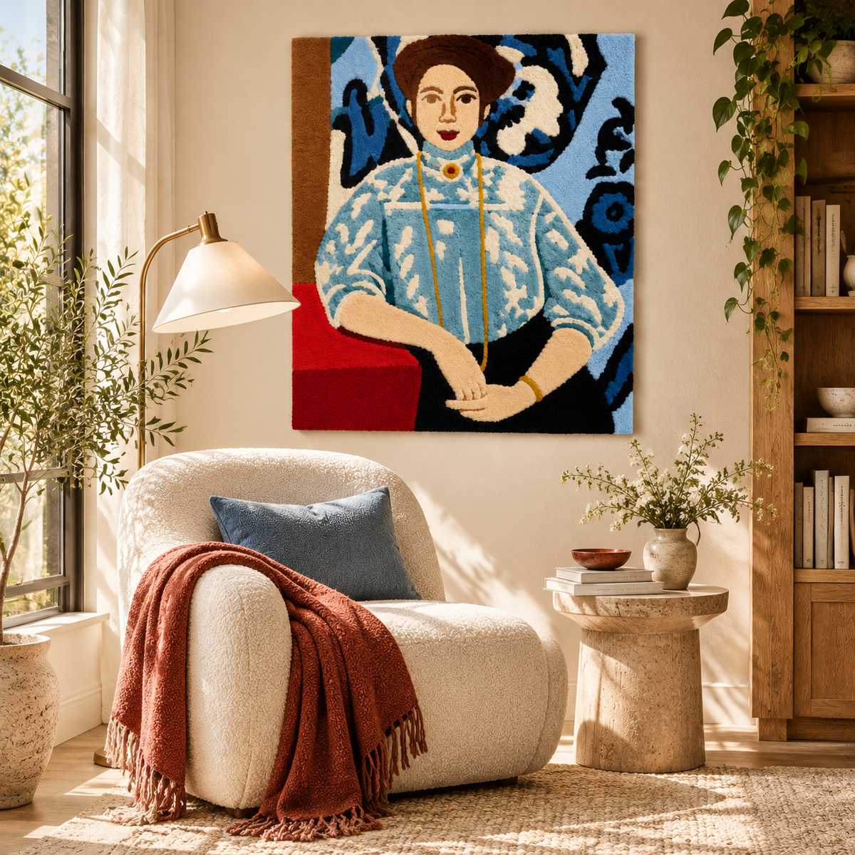 Portrait of Greta Moll after Henri Matisse — room setting