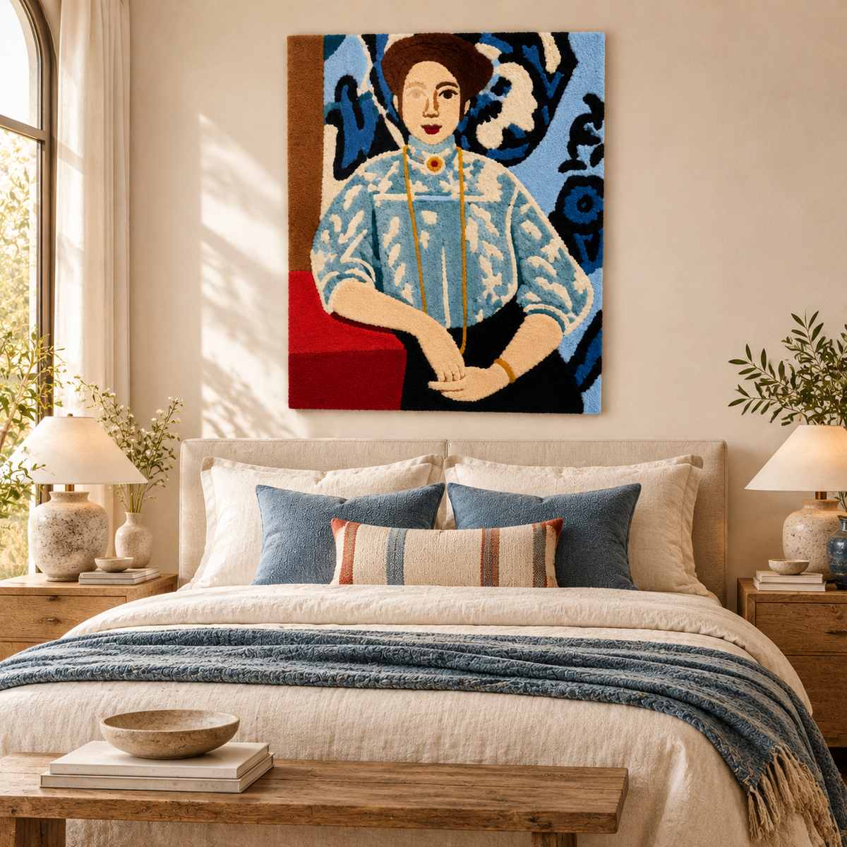 Portrait of Greta Moll after Henri Matisse — room setting
