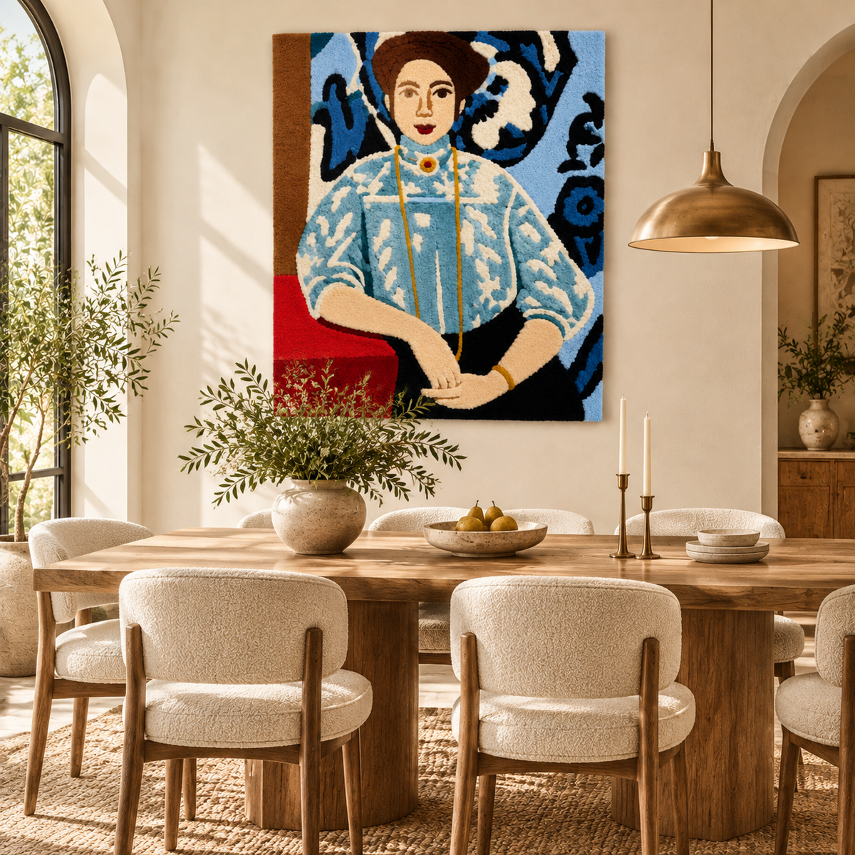 Portrait of Greta Moll after Henri Matisse — room setting