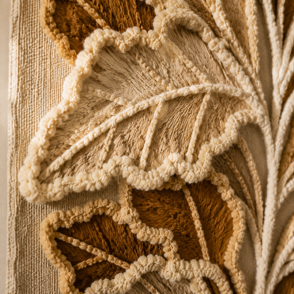 Sepia-toned wall art featuring a branch design by Hewn Earth, showcasing natural earthy tones and minimalist style.