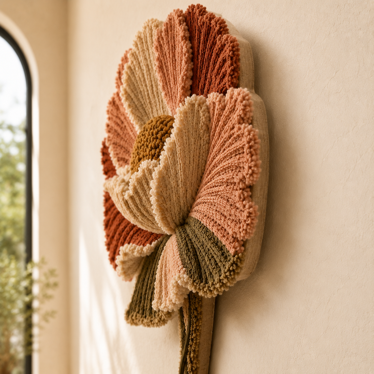 Hewn Earth Anemone Bloom wall art, vibrant floral print on canvas showcasing detailed anemone flowers in soft colors.