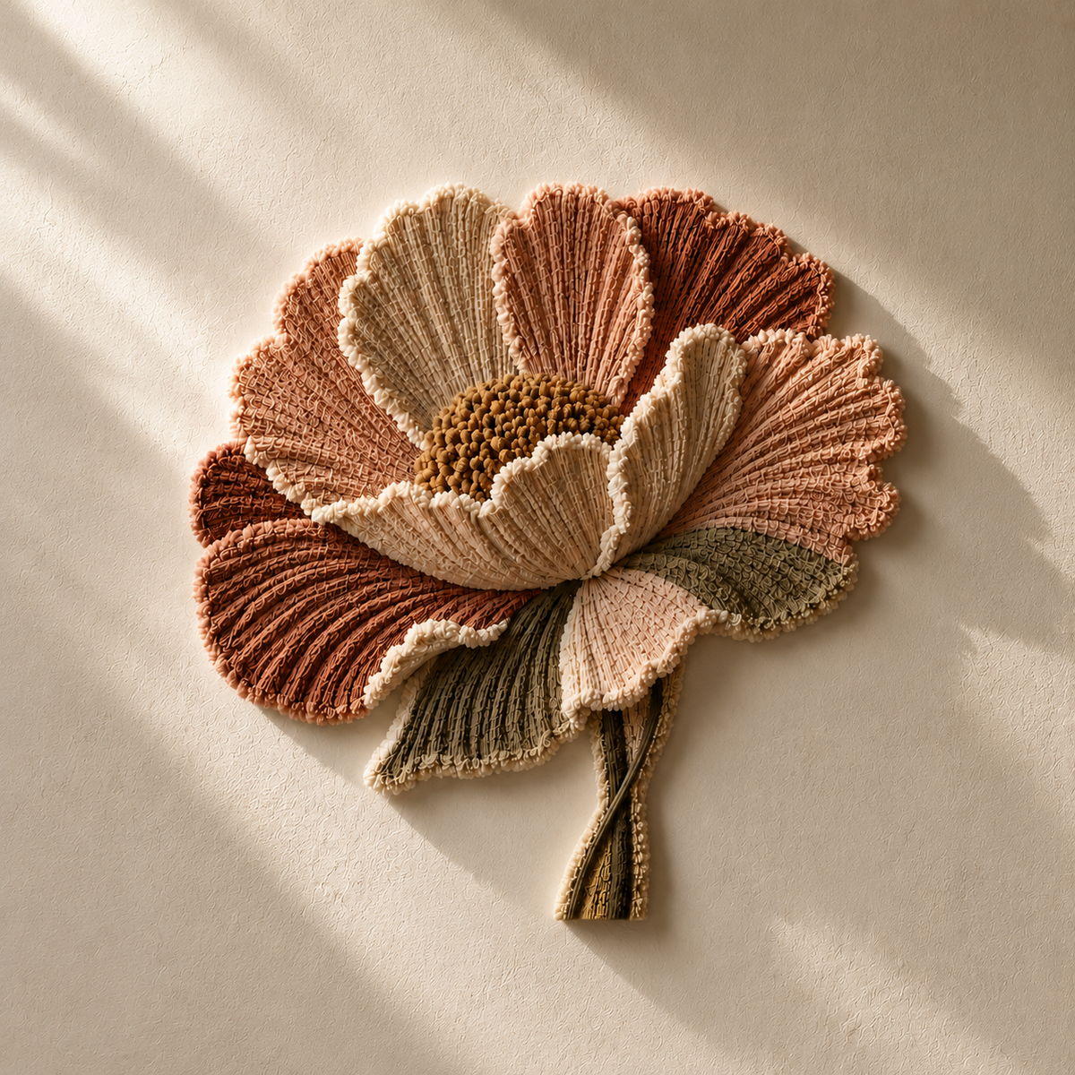 Hewn Earth Anemone Bloom wall art featuring vibrant, detailed watercolor flower design on a neutral background.