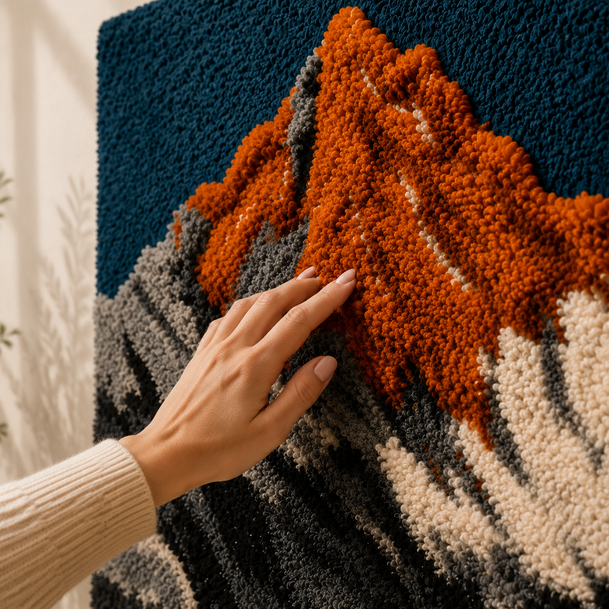 Hewn Earth Mountain Peak wall art featuring a scenic mountain landscape in earthy tones on canvas.