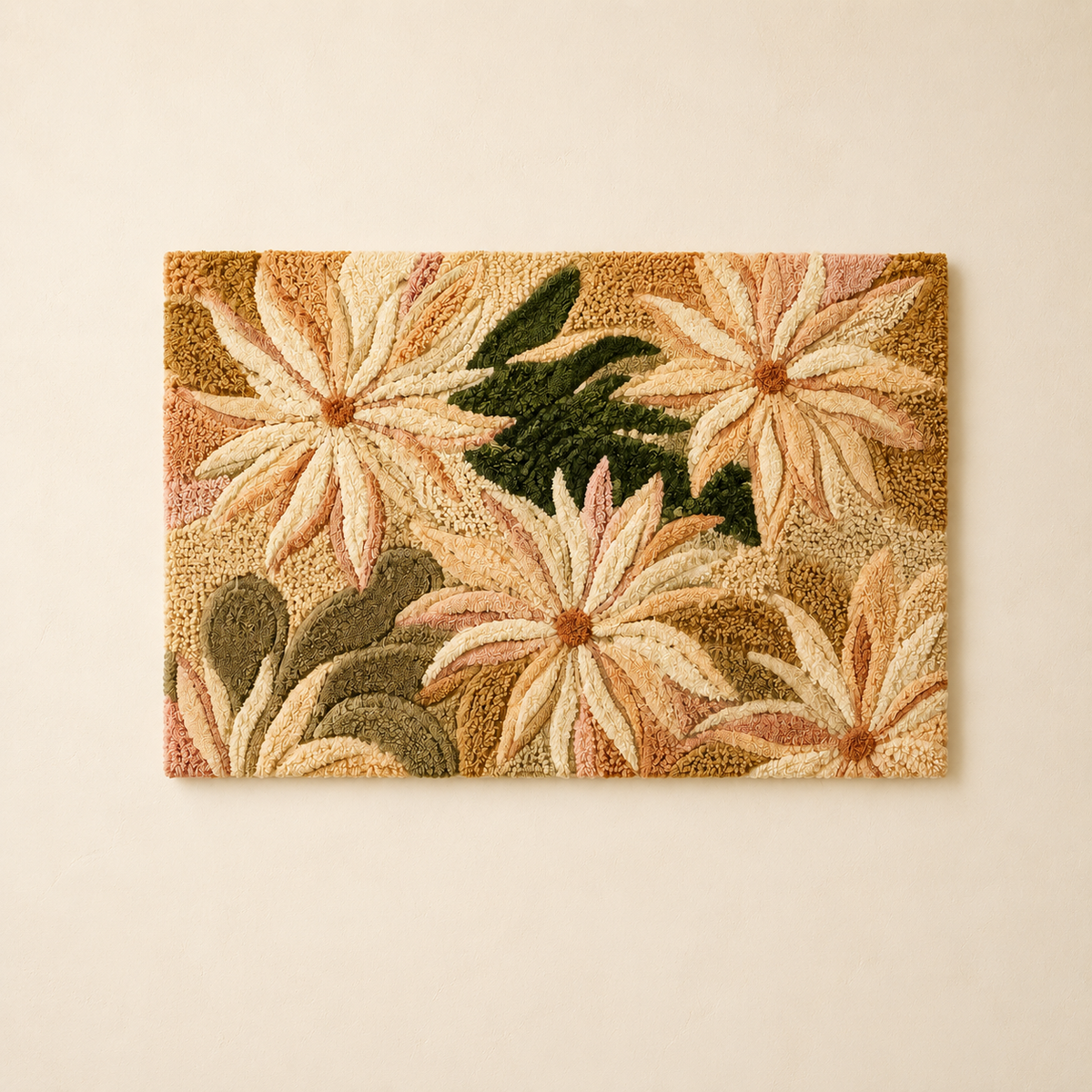 Botanical Chrysanthemum wall art by Hewn Earth featuring vibrant, detailed floral illustration on a neutral background