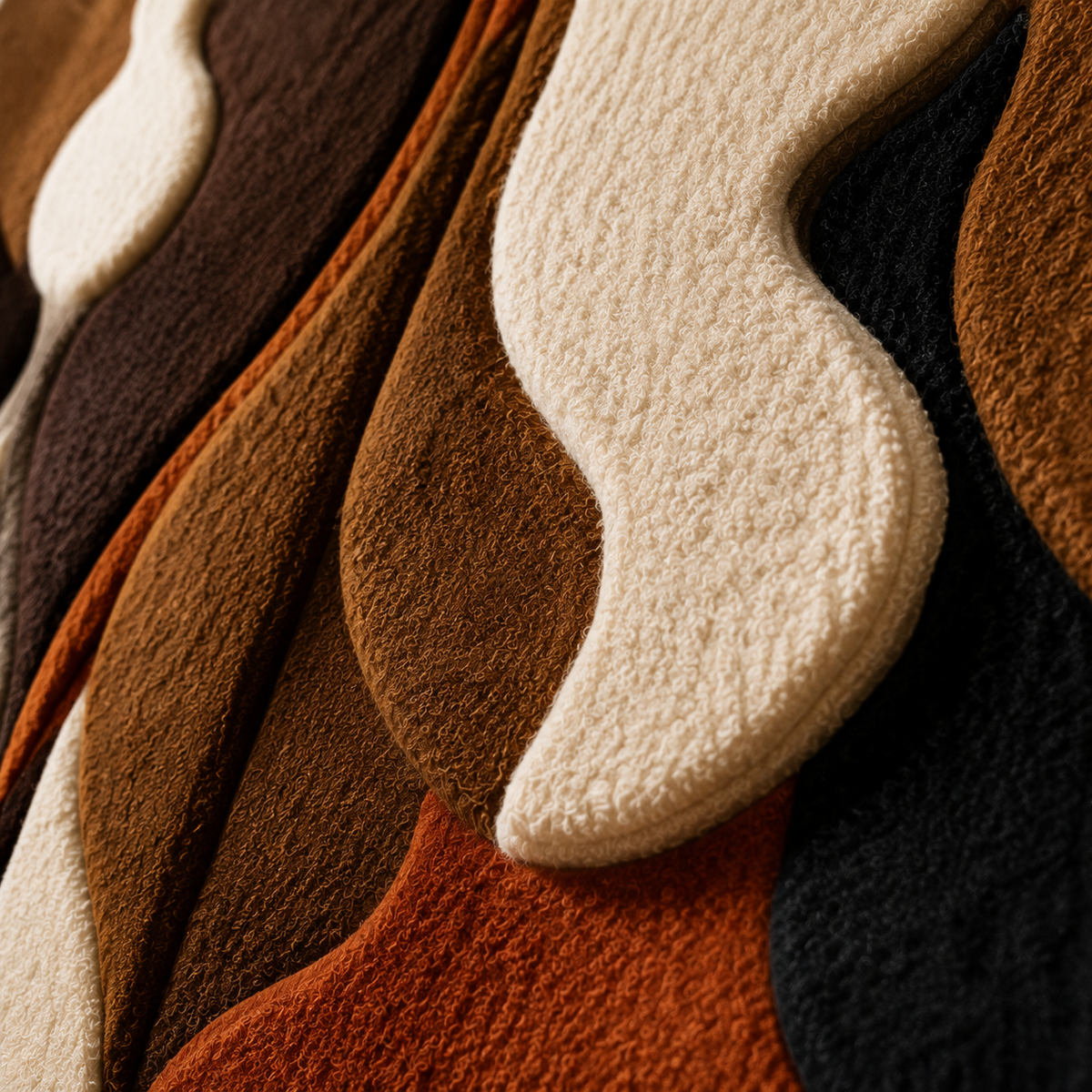 Abstract earthy wall art by Hewn Earth featuring organic, natural tones and textured design, perfect for modern home decor.