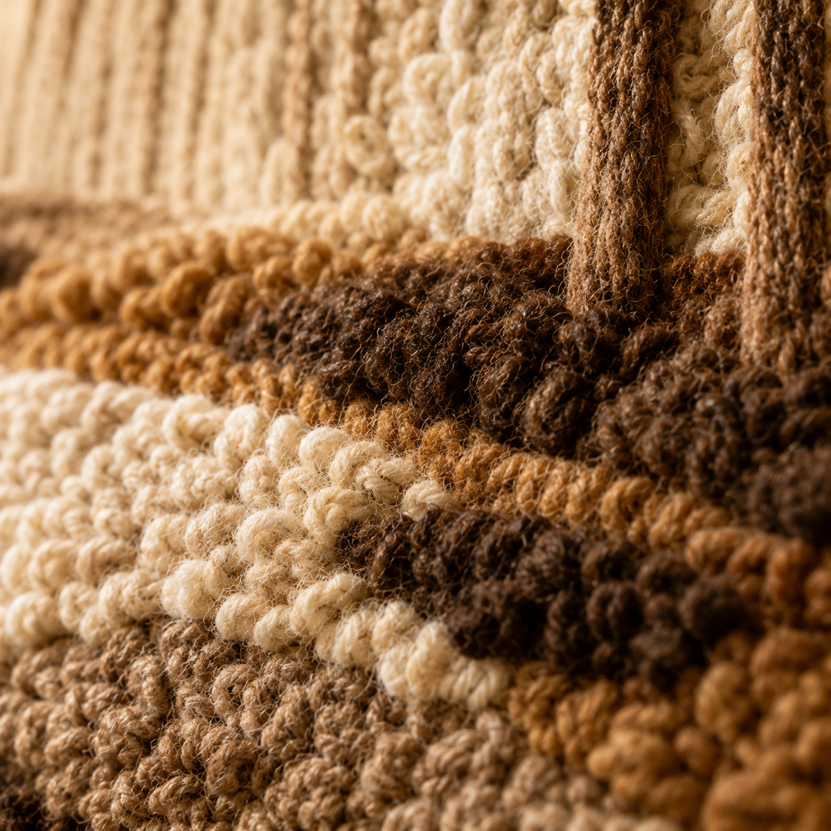 Hewn Earth Bare Grove HE-0124 wall art featuring a natural, textured design with earthy tones on a neutral background.
