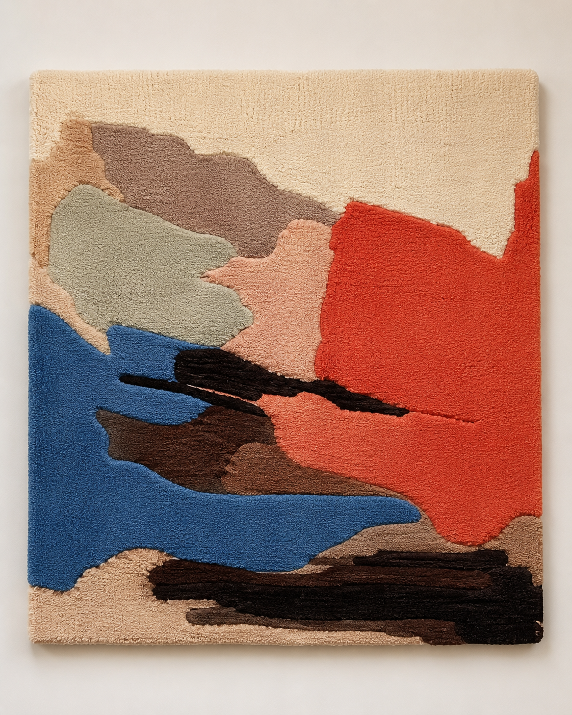 Hewn Earth Painted Coast HE-0133 wall art featuring vibrant coastal landscape painting on a canvas wall decor piece