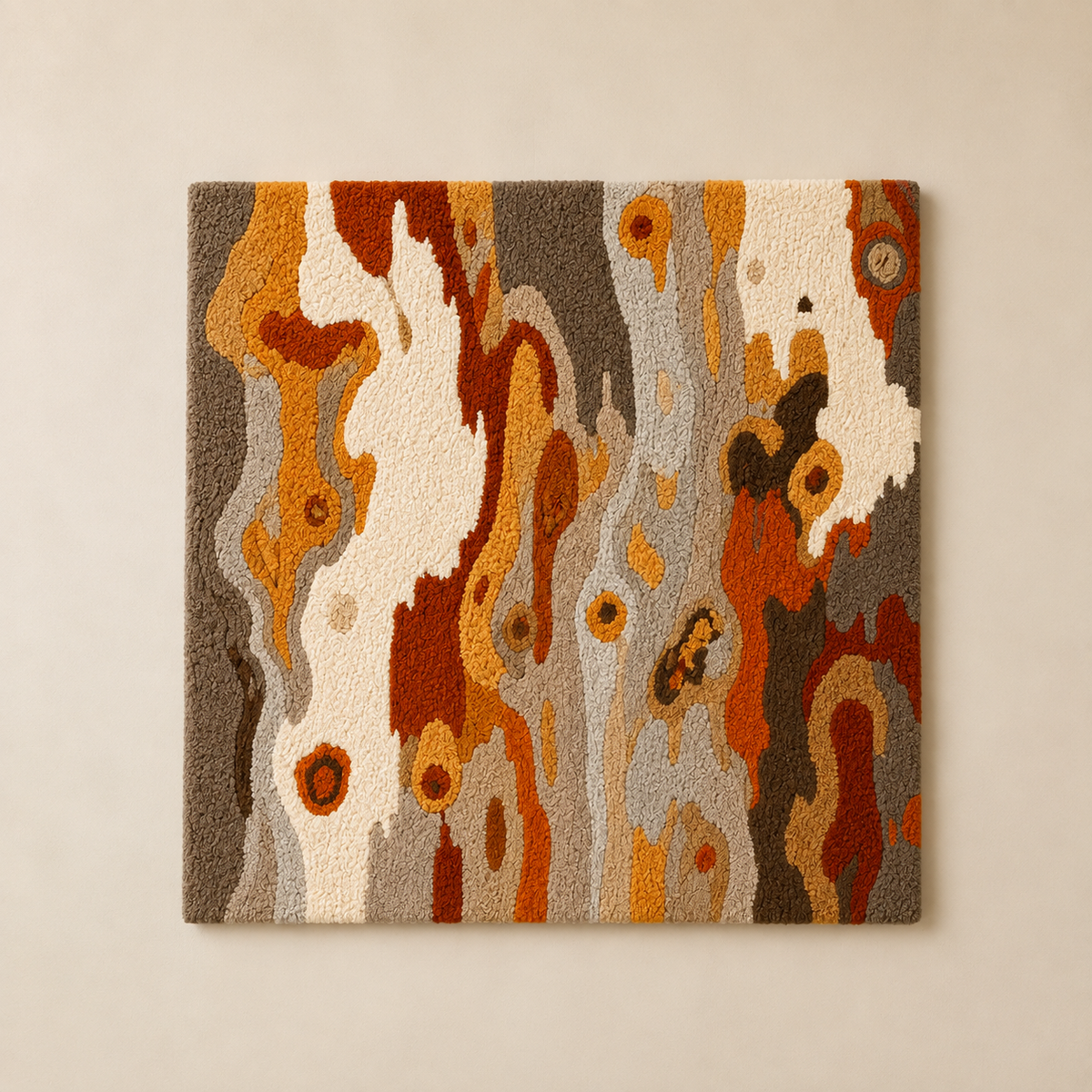 Wood grain wall art by Hewn Earth featuring natural textured wood pattern, ideal for rustic or modern home decor.