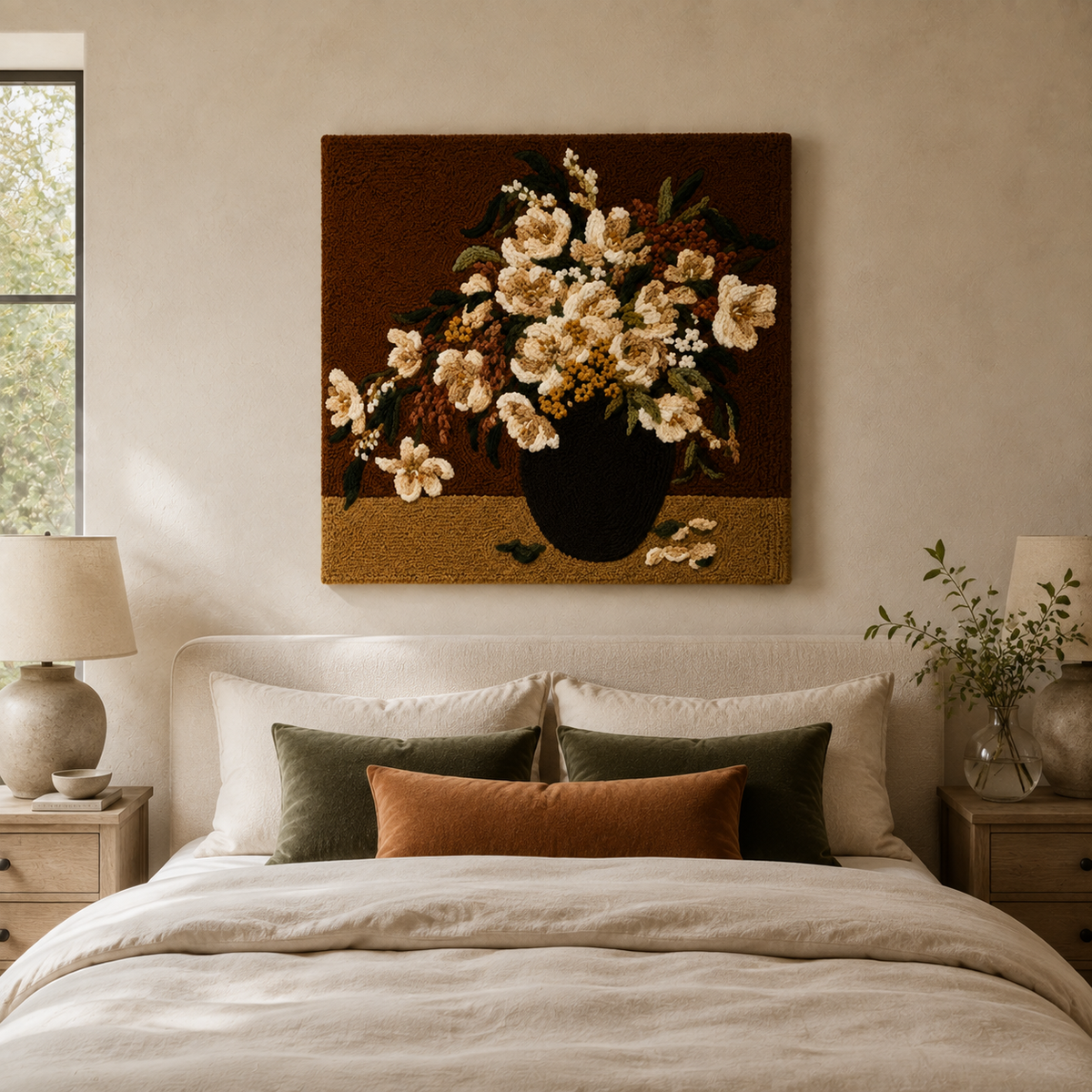 Dutch Still Life wall art by Hewn Earth, featuring detailed still life scene with fruits and flowers in a classic style.
