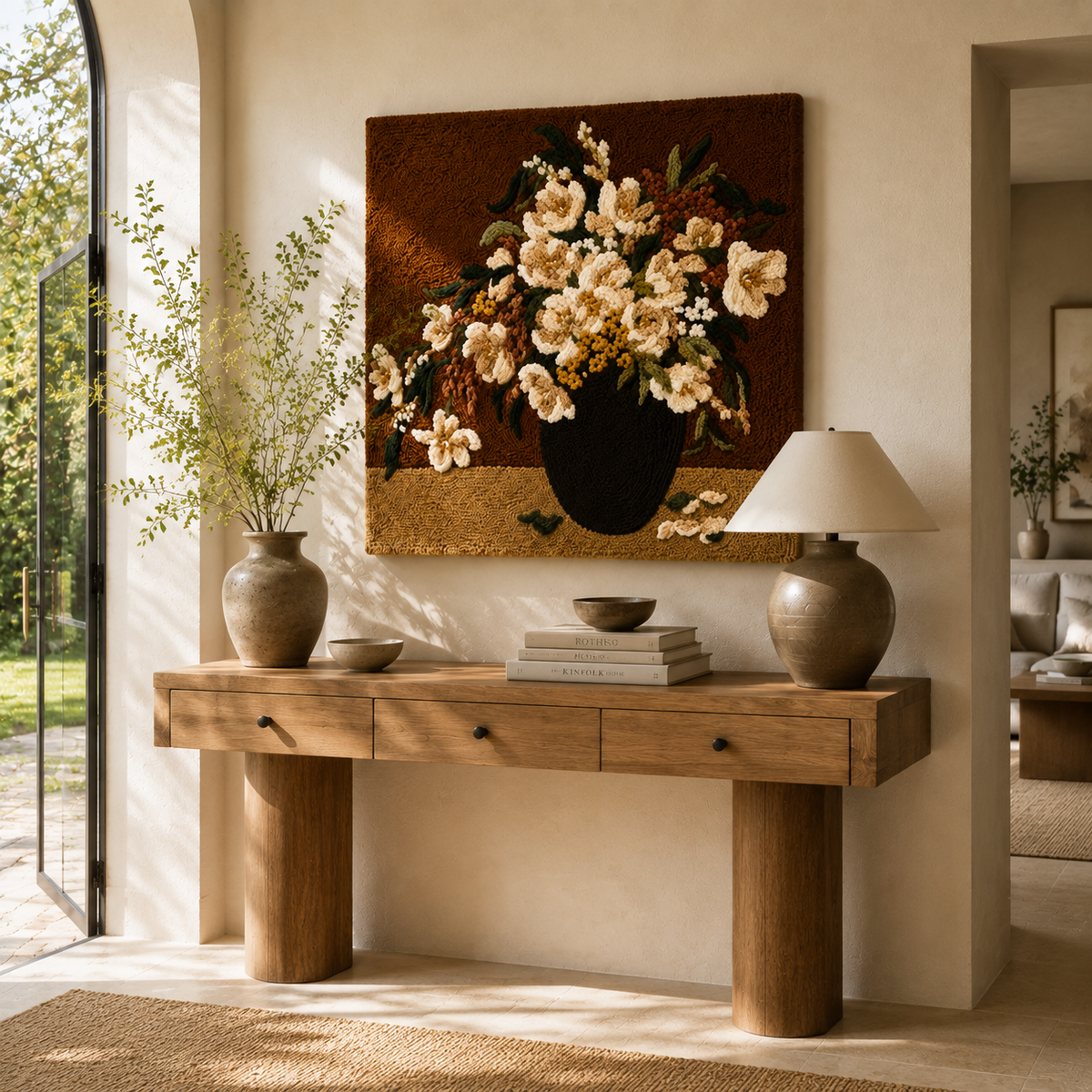 Dutch Still Life wall art by Hewn Earth, featuring a detailed still life scene with vibrant colors and intricate design.