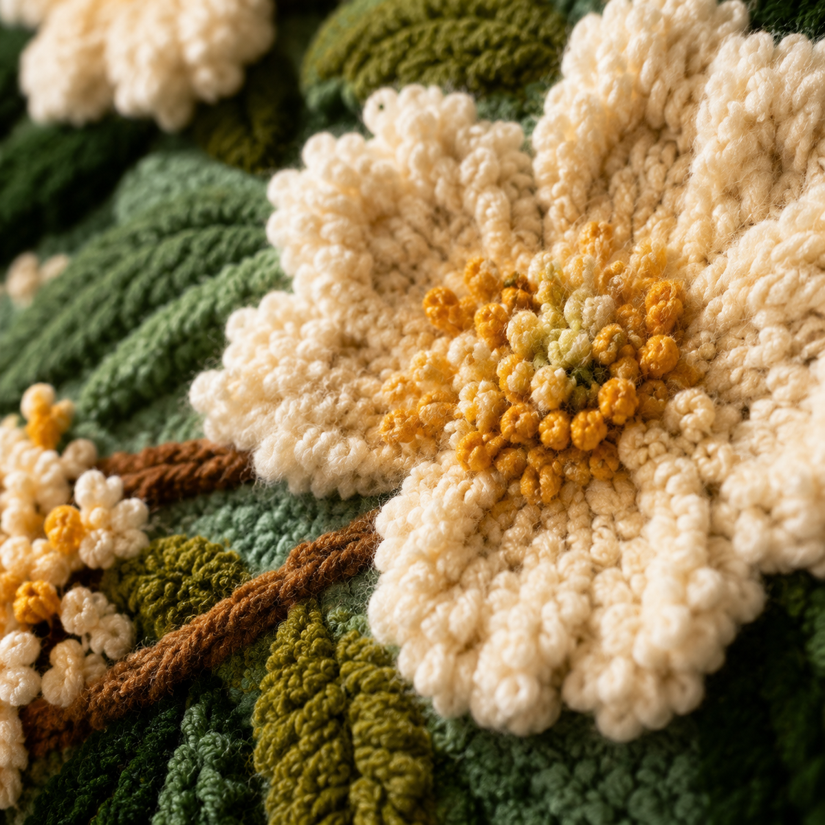 Hewn Earth Sage Meadow wall art featuring a serene landscape scene with soft green and earthy tones for wall decoration.