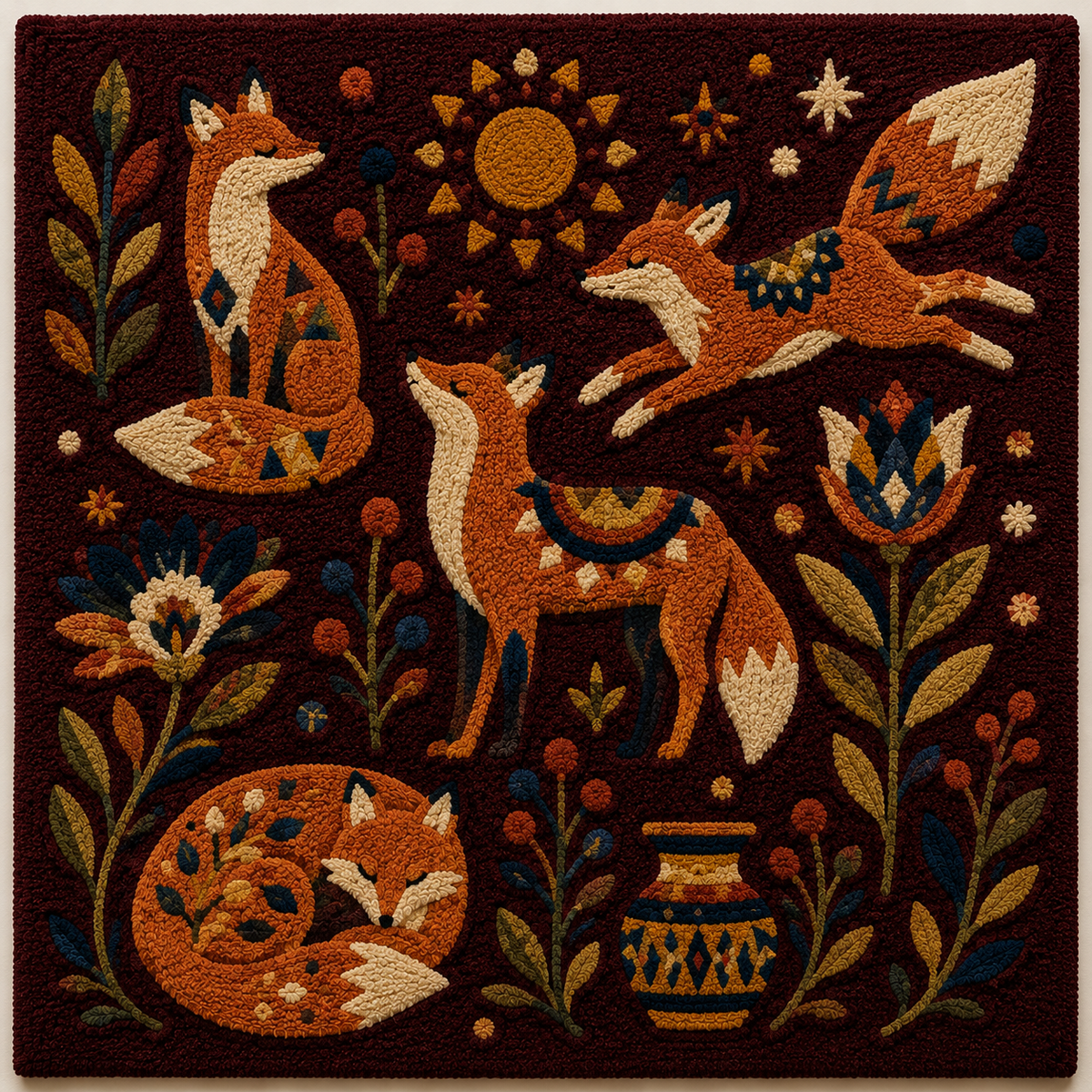 Hewn Earth Solar Garden wall art featuring a decorative metal design for outdoor garden decoration.