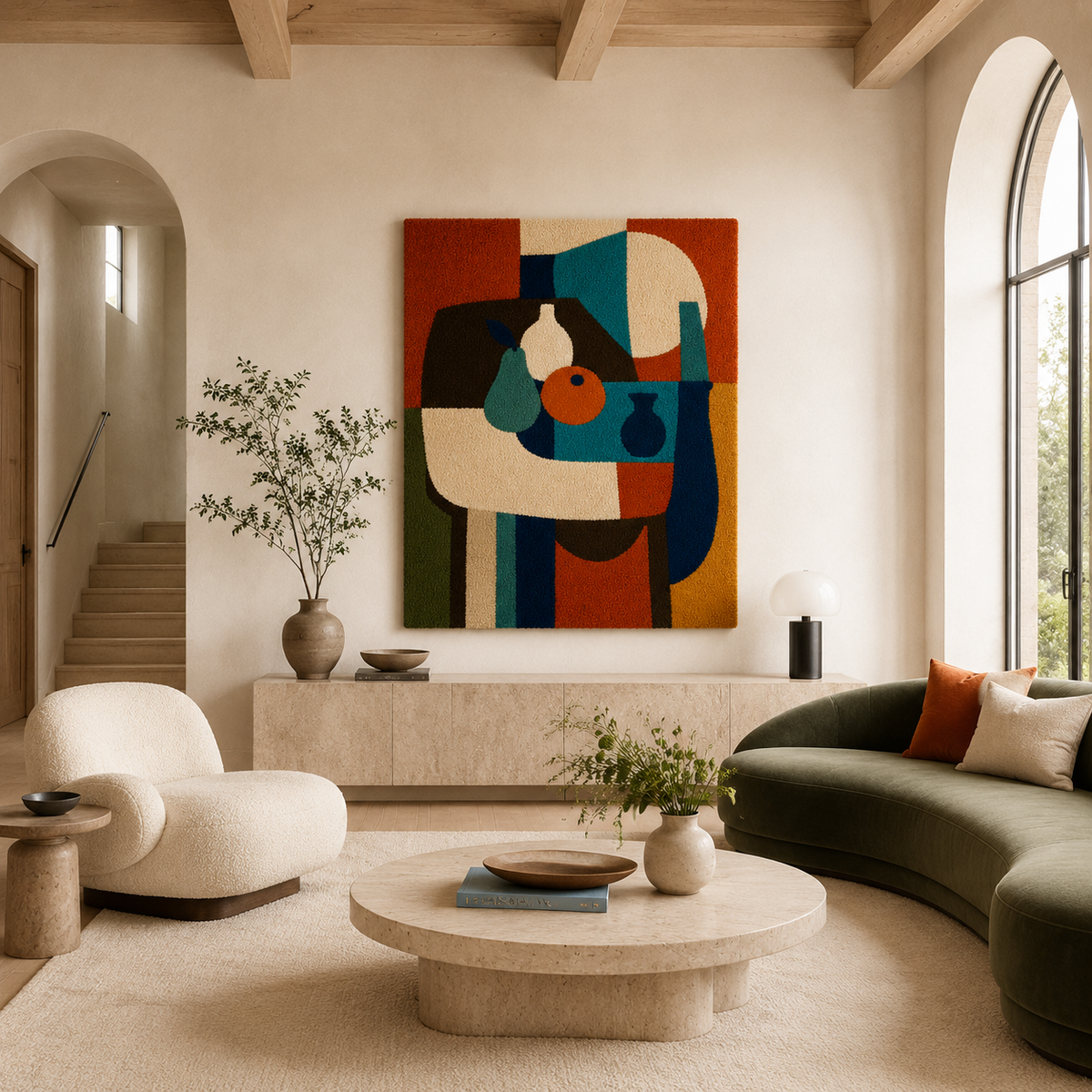 Hewn Earth Studio Still Life Wall Art HE-0238 featuring a detailed artistic composition on a canvas.