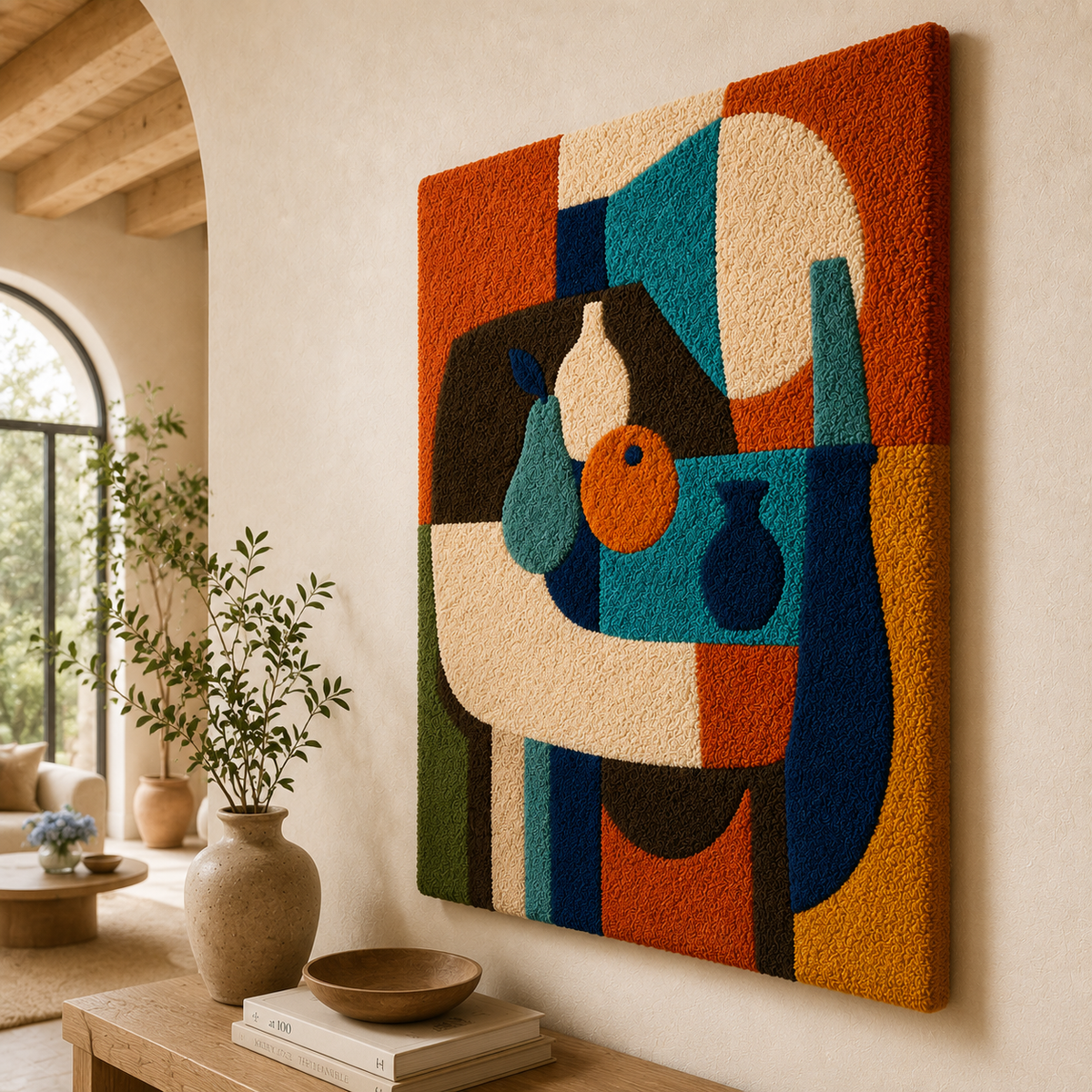Hewn Earth Studio Still Life wall art featuring a detailed, artistic still life scene with natural tones and textured design.
