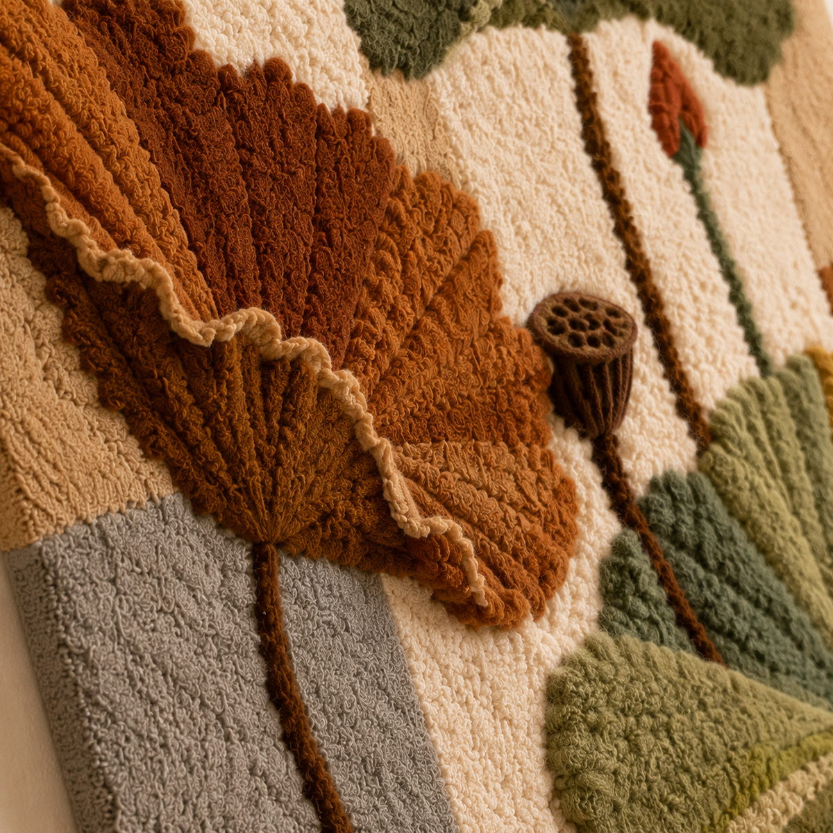 Autumn Grove wall art by Hewn Earth featuring a nature-inspired design with earthy tones and textured details.