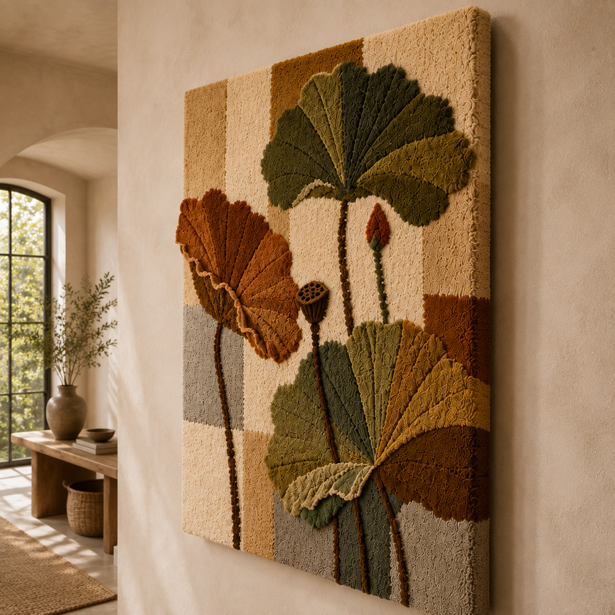 Autumn Grove wall art by Hewn Earth featuring warm autumn colors and nature-inspired design for home decor.