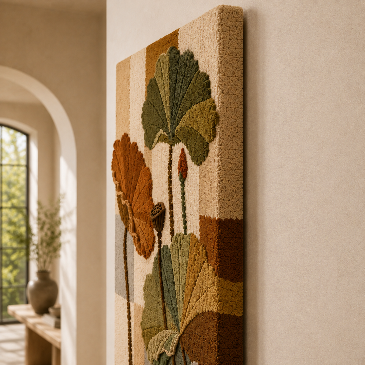 Autumn Grove wall art by Hewn Earth featuring a nature-inspired design with warm autumn colors and intricate details.